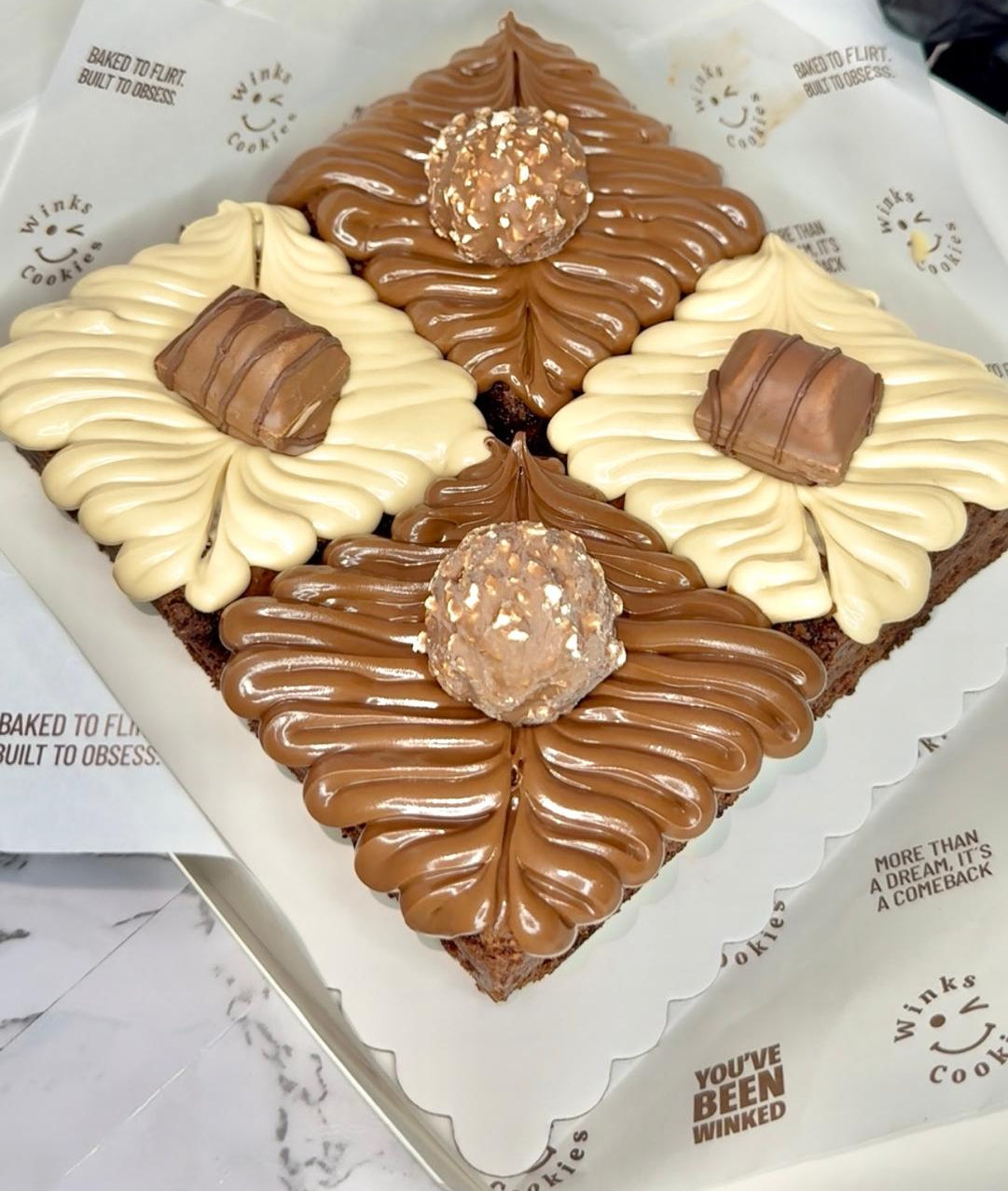 Sharing Brownie Slab 1